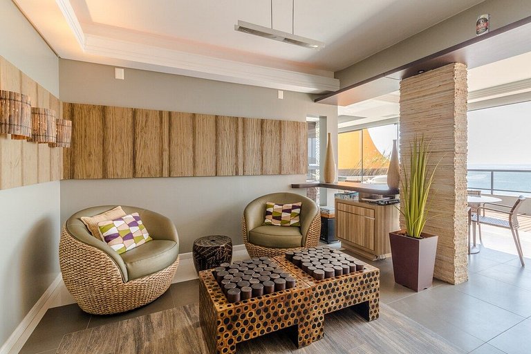 Cobertura Duplex ⭐ Vista Incrível ⭐ Wi-Fi & Vaga