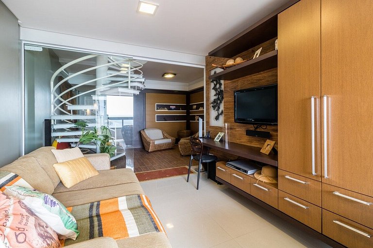 Cobertura Duplex ⭐ Vista Incrível ⭐ Wi-Fi & Vaga