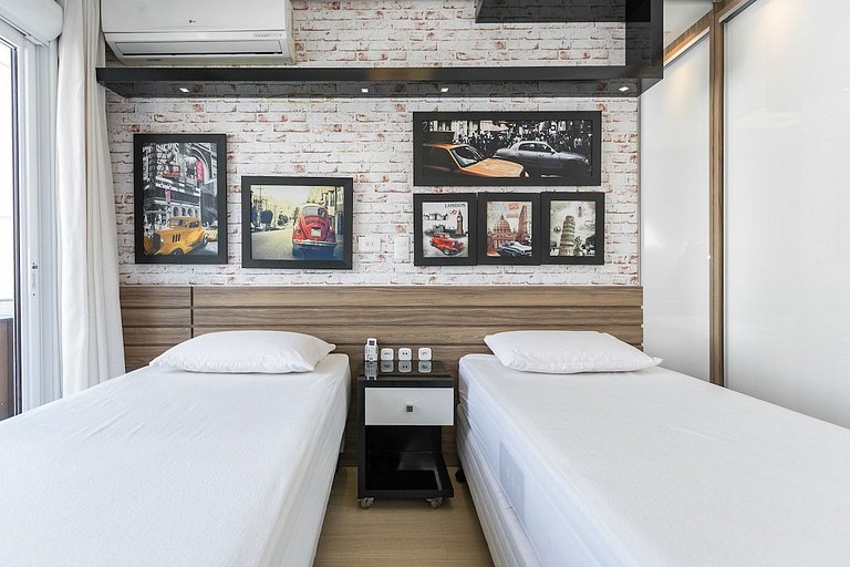 Cobertura ★ Jacuzzi & Bela Vista ★ Wi-Fi & 2 Vagas