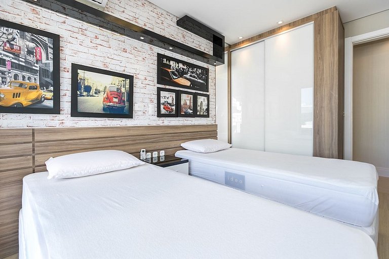 Cobertura ★ Jacuzzi & Bela Vista ★ Wi-Fi & 2 Vagas