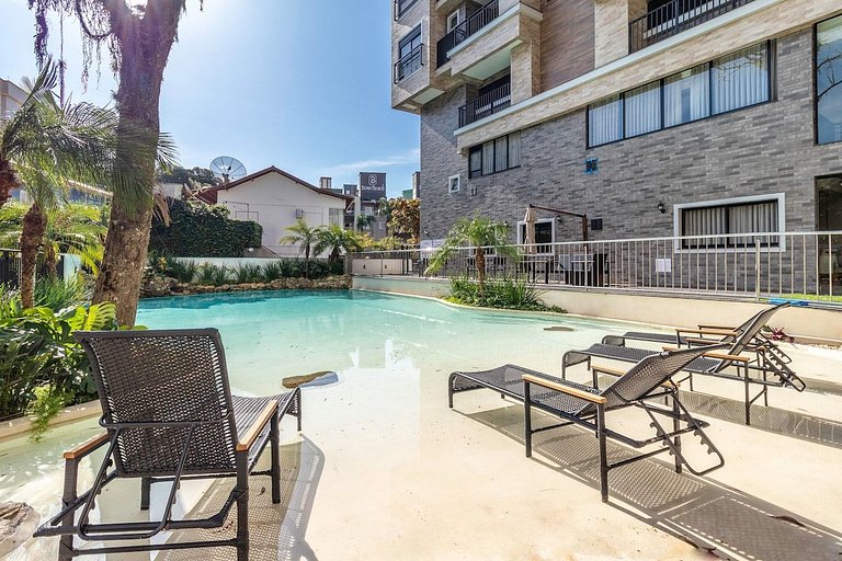 Piscina Oásis, Apartamento Impecável em Bombinhas
