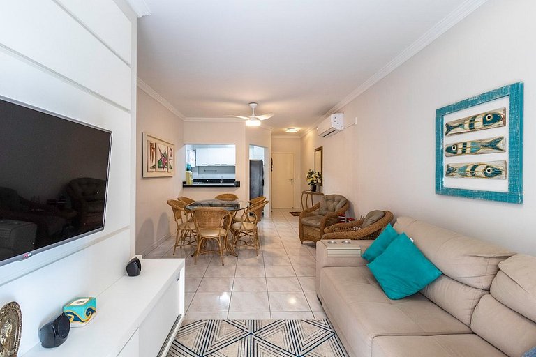 Prédio Beira Mar, vaga de garagem, A/C e Wi-Fi!
