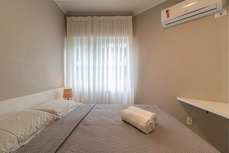 Prédio Beira Mar, vaga de garagem, A/C e Wi-Fi!