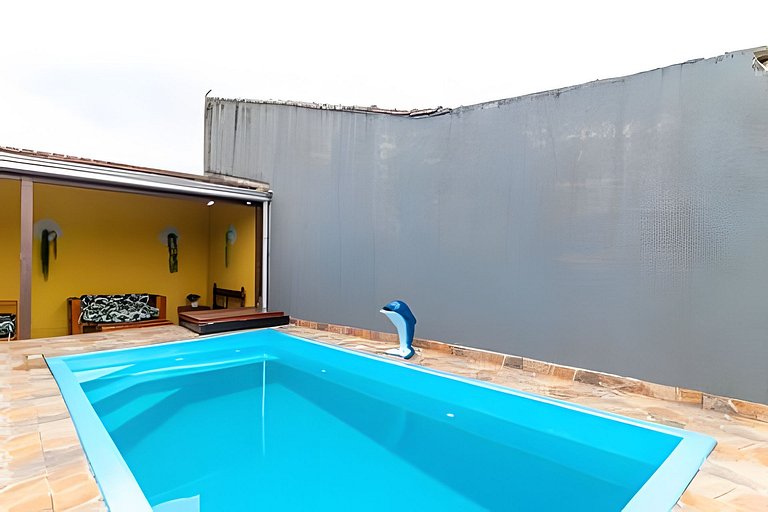 Conforto e lazer c/ piscina e ampla churrasqueira